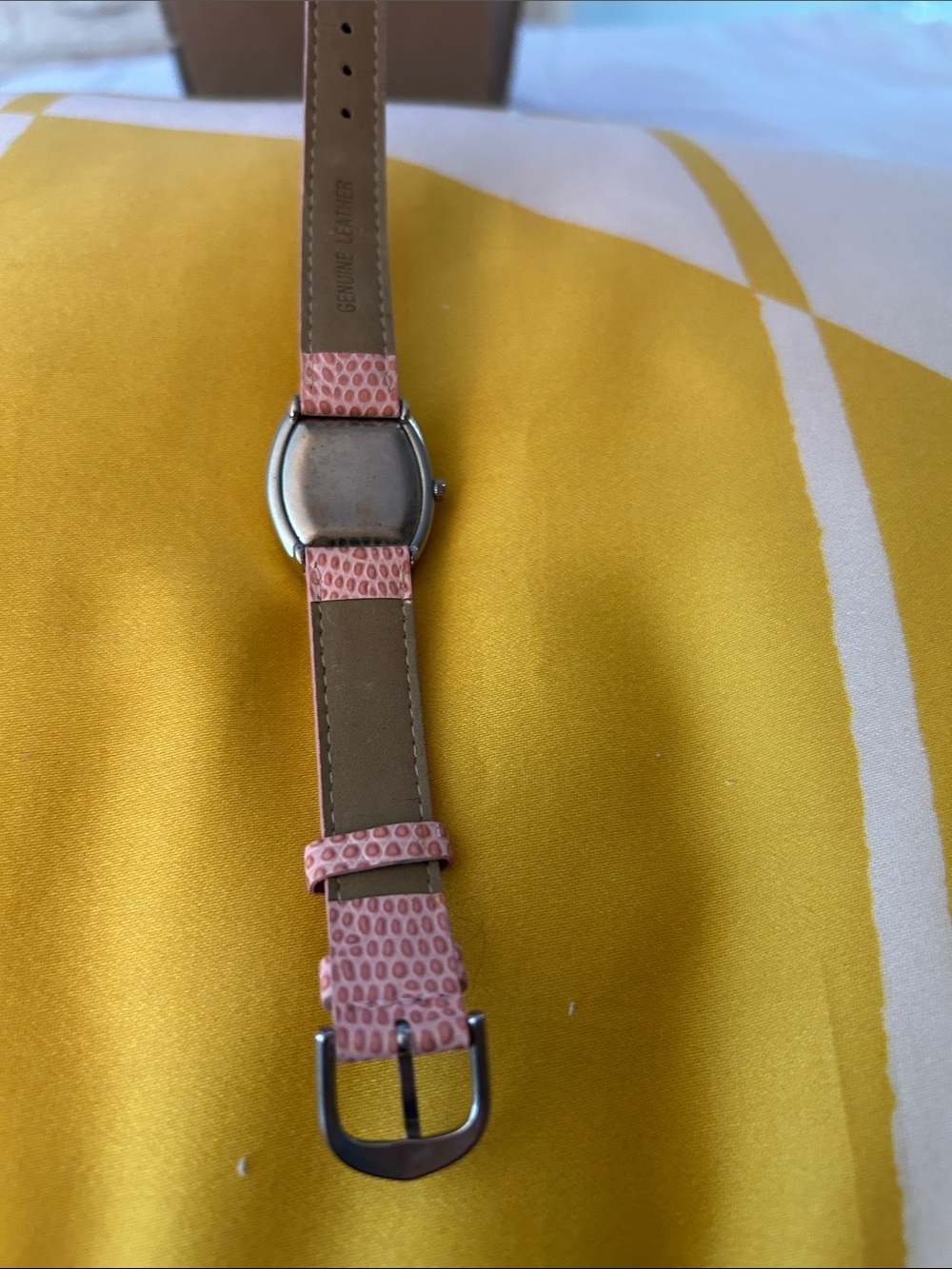 Pink Lizzard Leather Strap Quartz Women's Watch - Picture 5 of 8